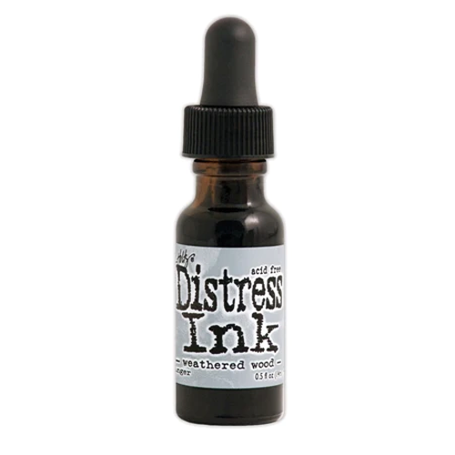 Tim Holtz Distress Ink Pad Re-Inker Weathered Wood