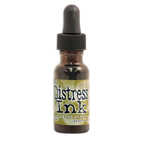 Tim Holtz Distress Ink Pad Re-Inker Crushed Olive