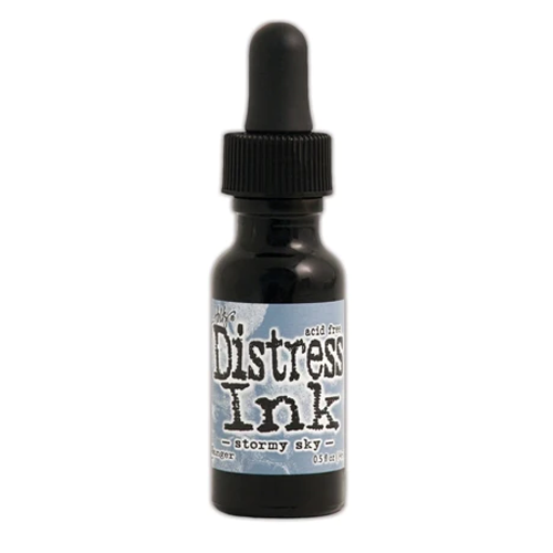 Tim Holtz Distress Ink Pad Re-Inker Stormy Sky