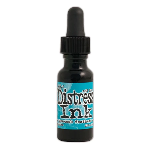 Tim Holtz Distress Ink Pad Re-Inker Peacock Feathers