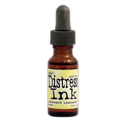 Tim Holtz Distress Ink Pad Re-Inker Squeezed Lemonade
