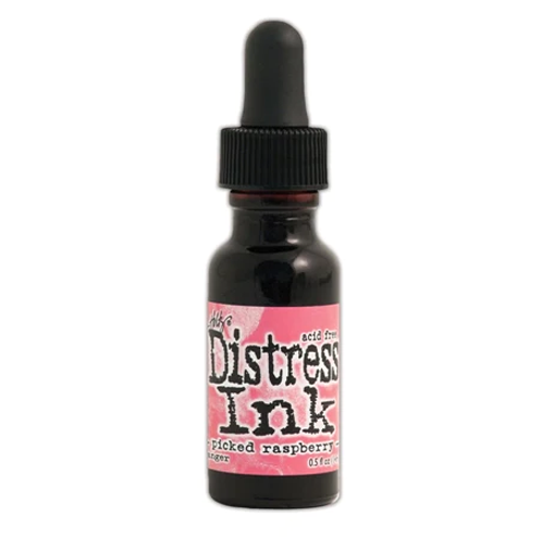 Tim Holtz Distress Ink Pad Re-Inker Picked Raspberry