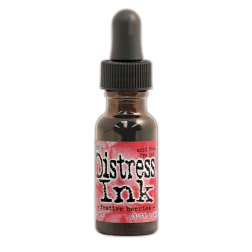 Tim Holtz Distress Ink Pad Re-Inker Festive Berries