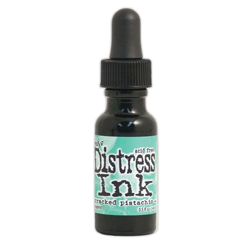 Tim Holtz Distress Ink Pad Re-Inker Cracked Pistachio