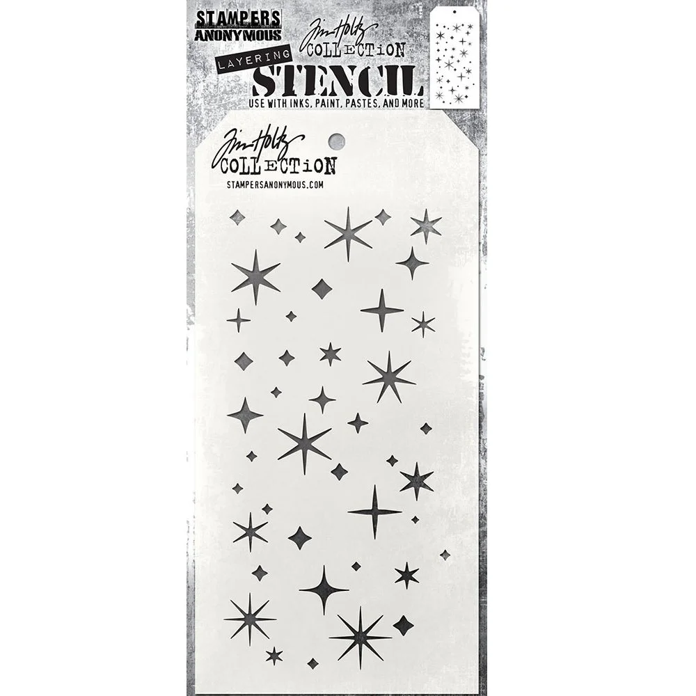 Tim Holtz Layering Stencil Twinkle