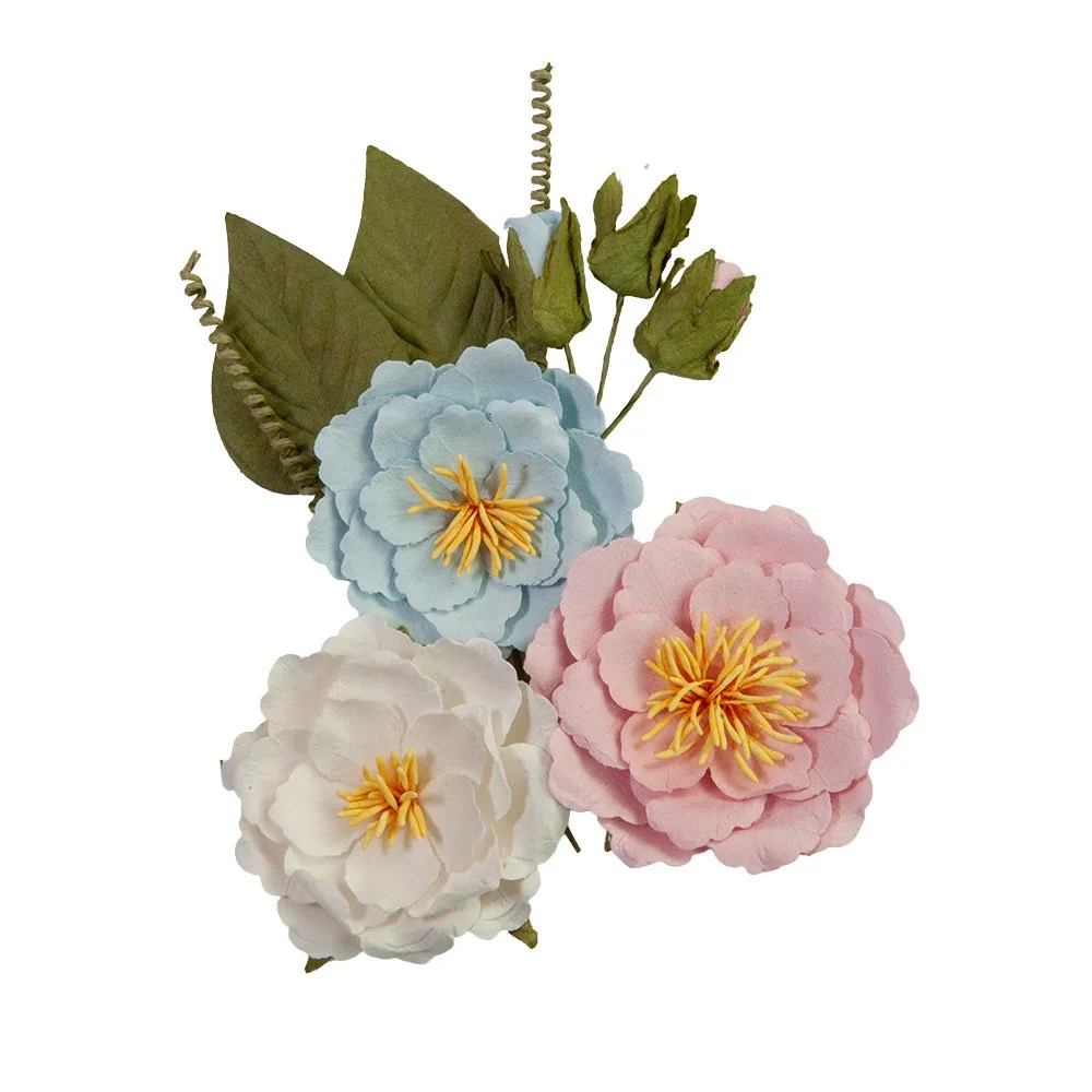 Prima French Blue by Frank Garcia® Flowers Enveloping Feeling