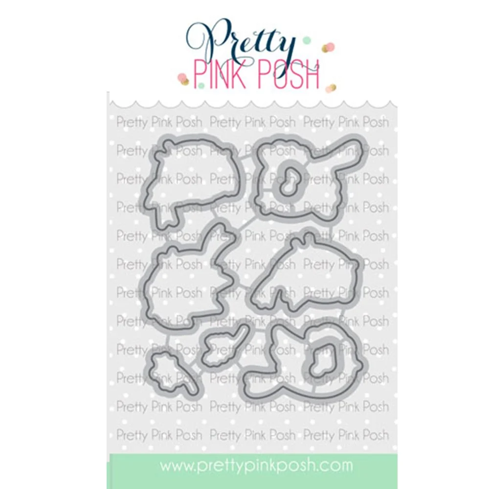 Pretty Pink Posh Winter Birds Coordinating Dies