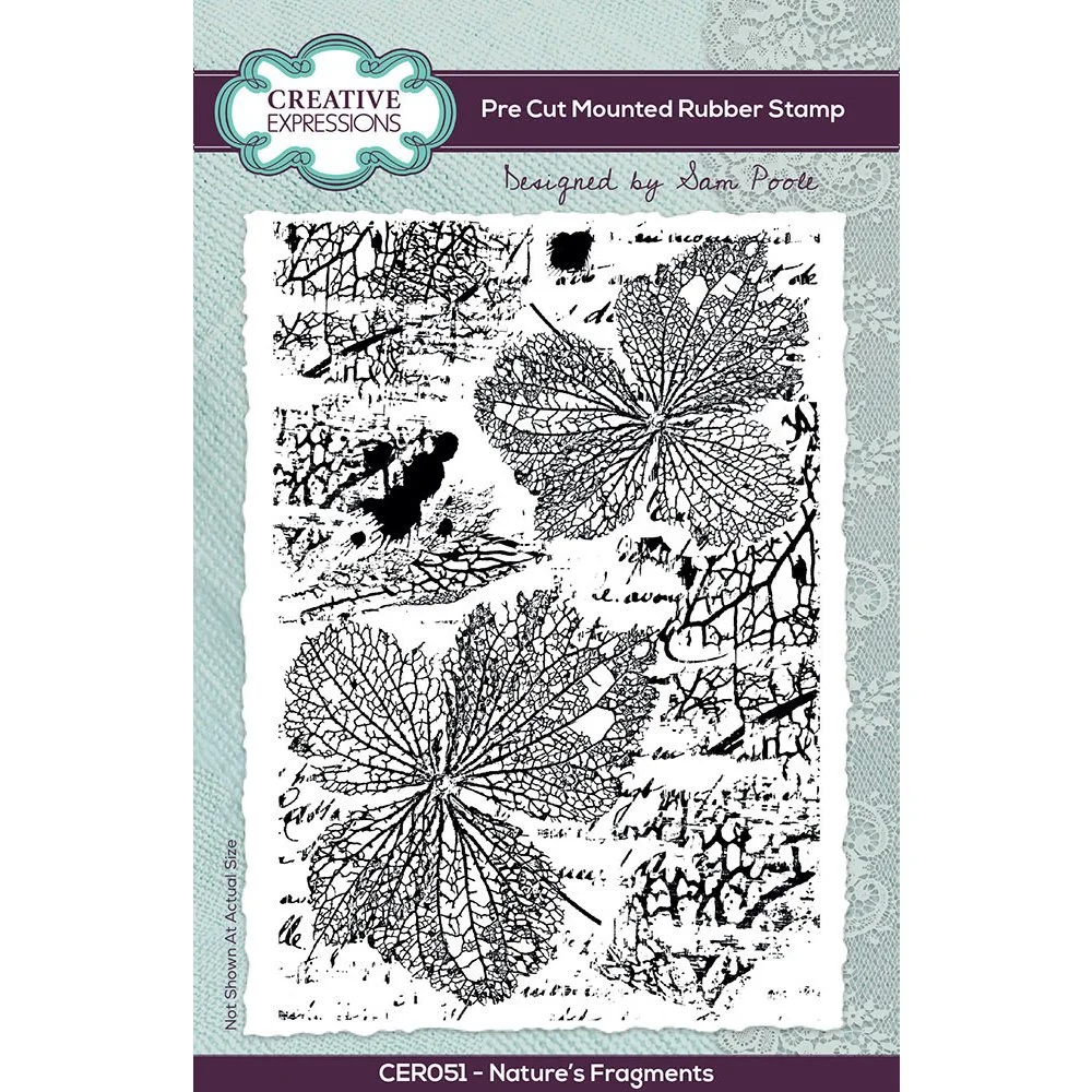 Sam Poole Nature's Fragments Rubber Stamp