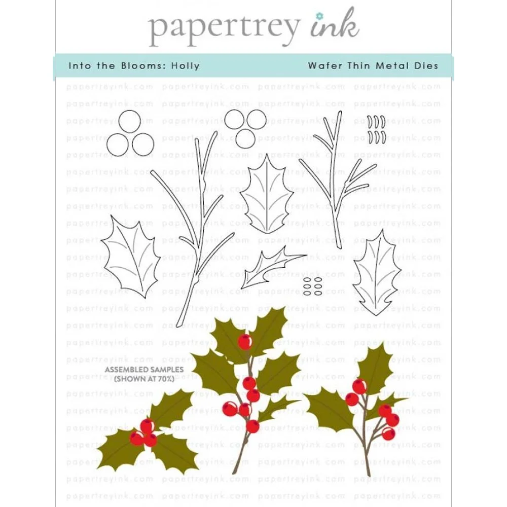 Papertrey Ink Into the Blooms: Holly Die