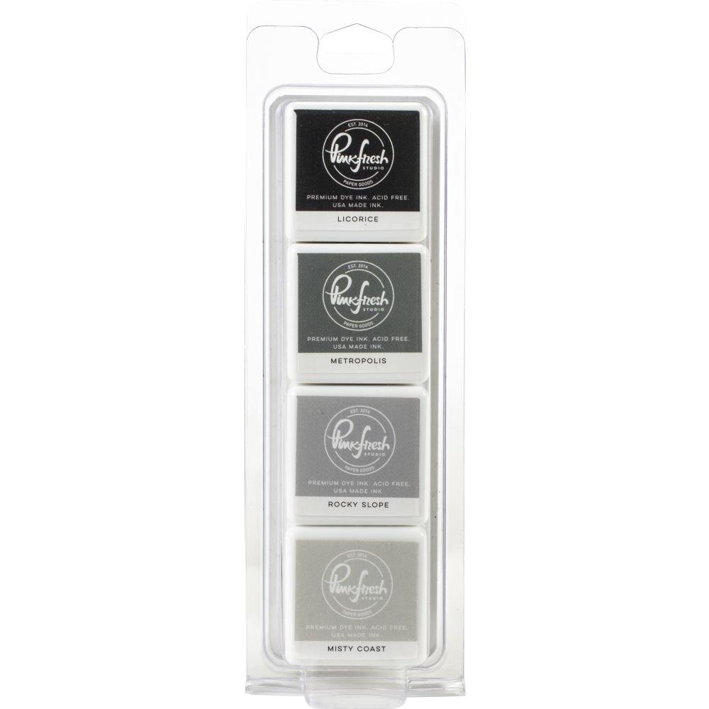 Pinkfresh Studio Premium Dye Cube Ink Pad Set Urban Raincoat