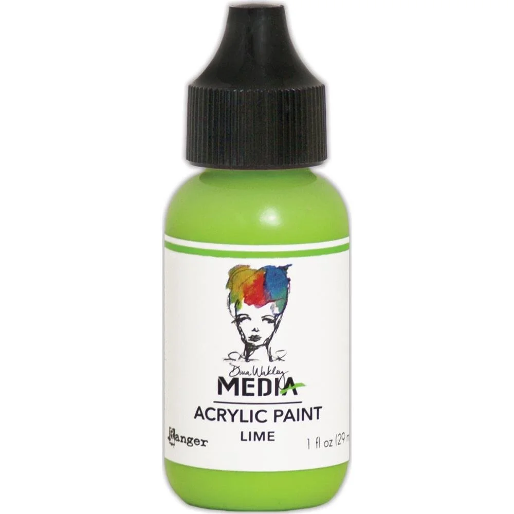Dina Wakley Media Acrylic Paint Lime