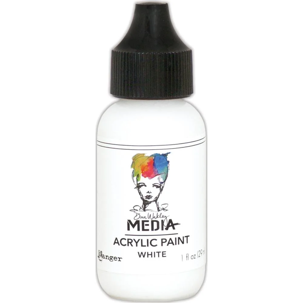 Dina Wakley Media Acrylic Paint White