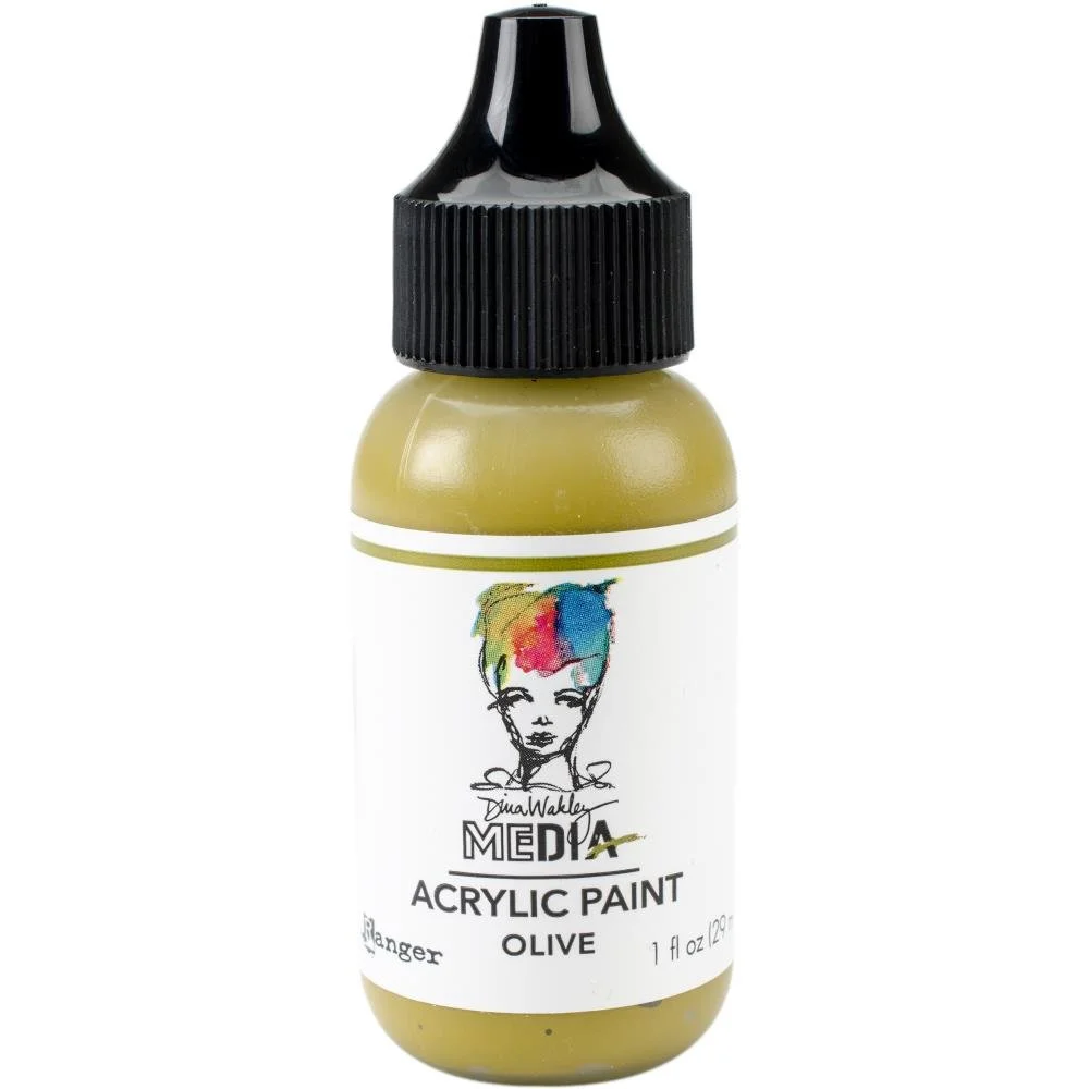 Dina Wakley Media Acrylic Paint Olive