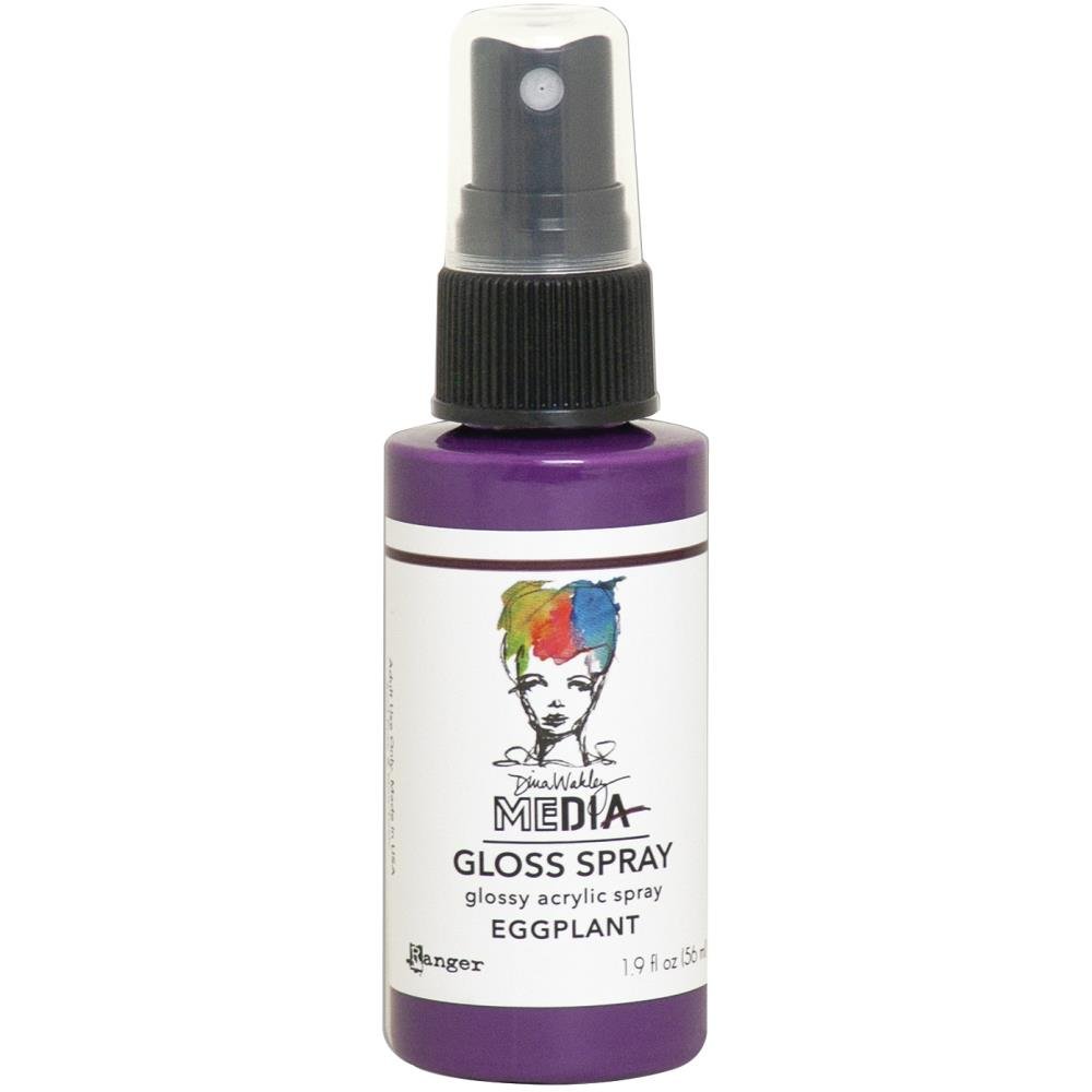 Dina Wakley Media Gloss Spray Eggplant