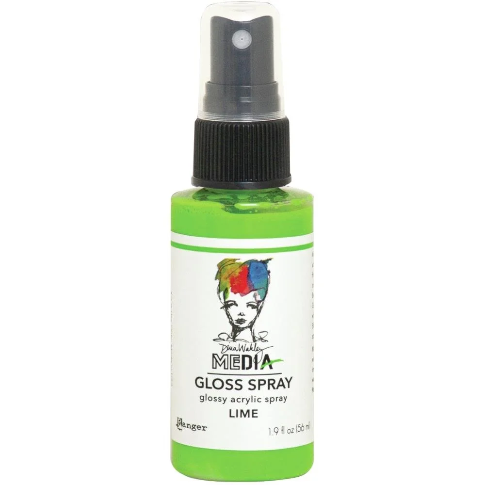 Dina Wakley Media Gloss Spray Lime