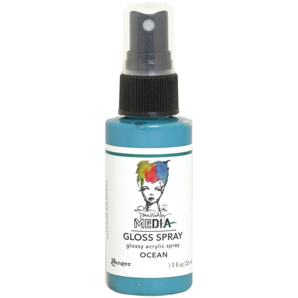 Dina Wakley Media Gloss Spray Ocean