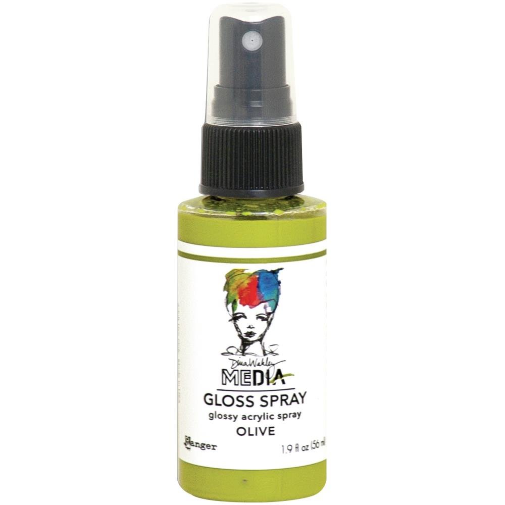 Dina Wakley Media Gloss Spray Olive
