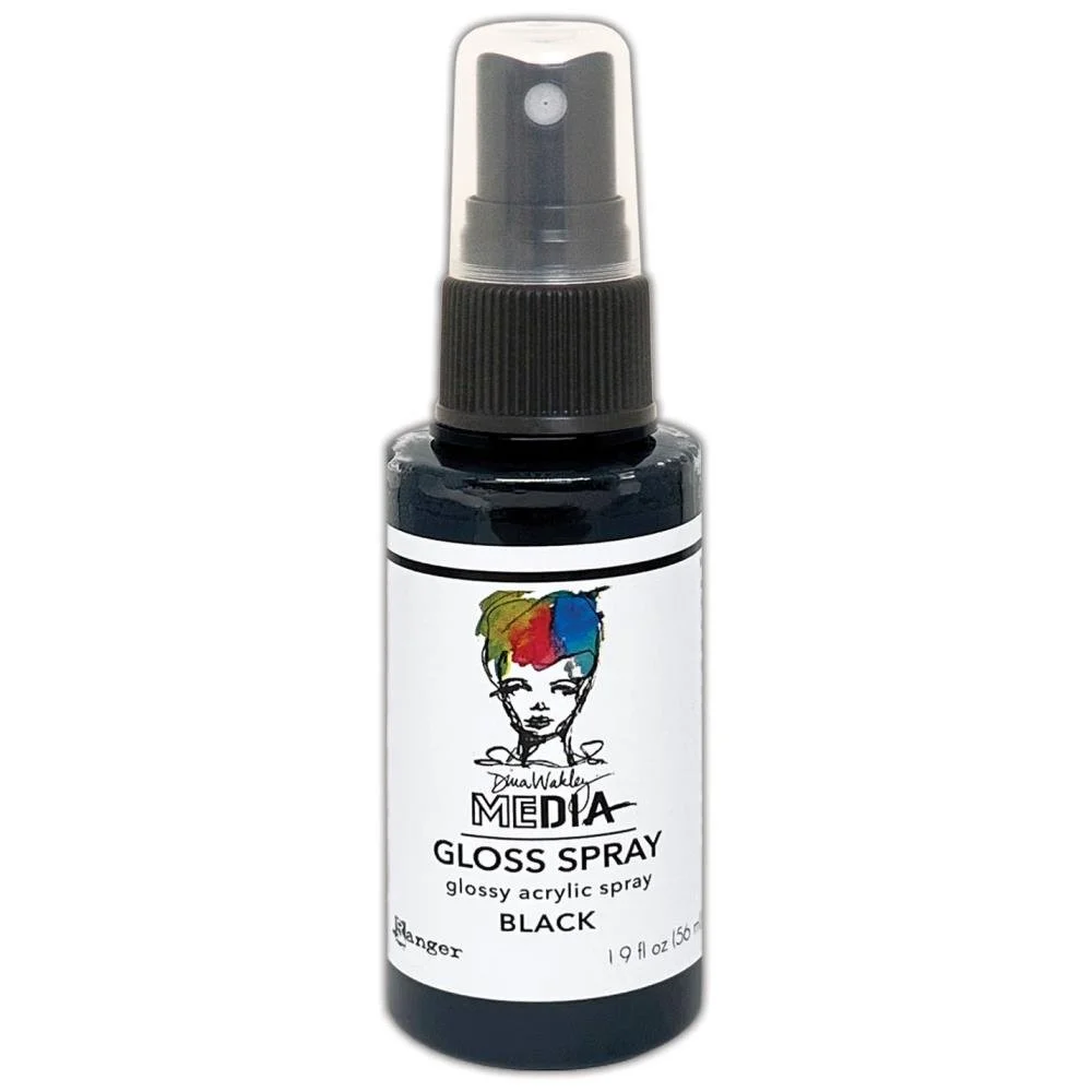 Dina Wakley Media Gloss Spray Black