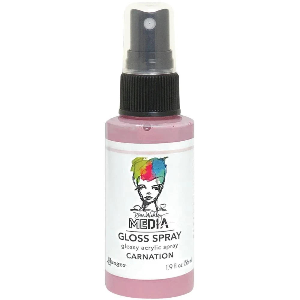 Dina Wakley Media Gloss Spray Carnation