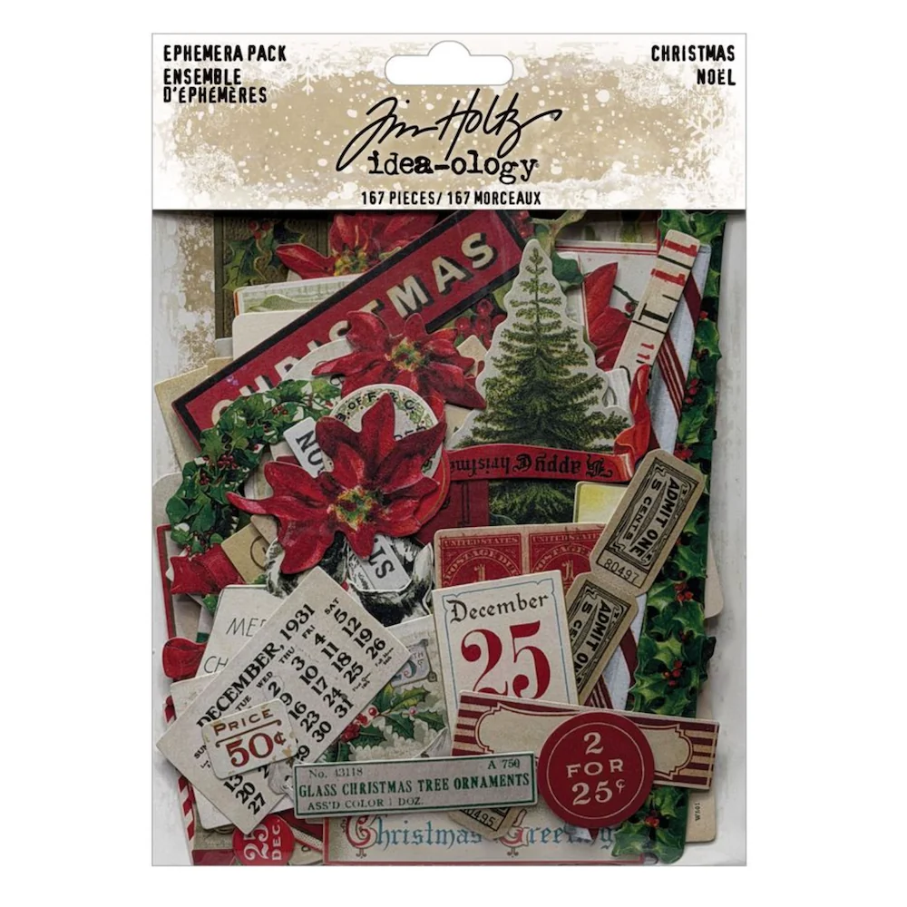 *Pre-Order* Tim Holtz Idea-Ology Christmas Ephemera