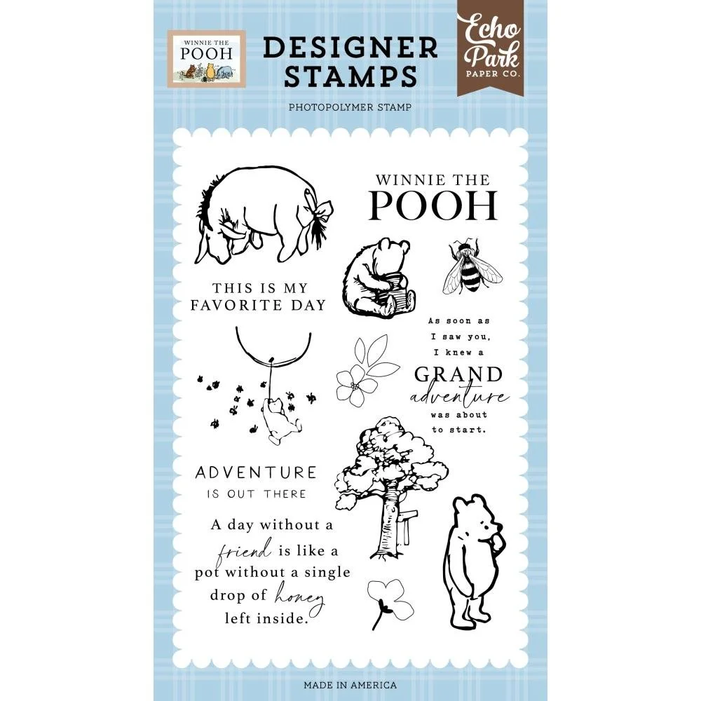 Echo Park Winnie the Pooh Clear Stamps Winnie the Pooh