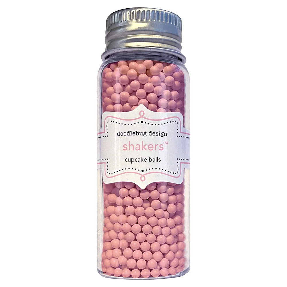 Doodlebug Shaker Balls Cupcake
