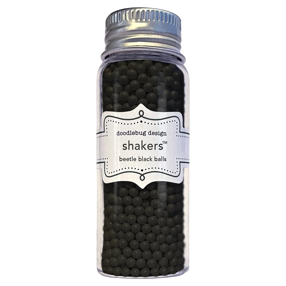 Doodlebug Shaker Balls Beetle Black