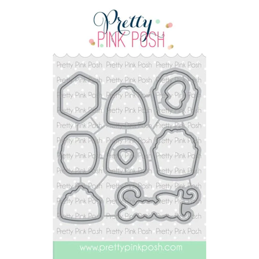 Pretty Pink Posh Sweet Chocolates Coordinating Dies