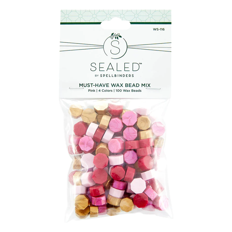 Spellbinders Must-Have Wax Beads Mix Pink