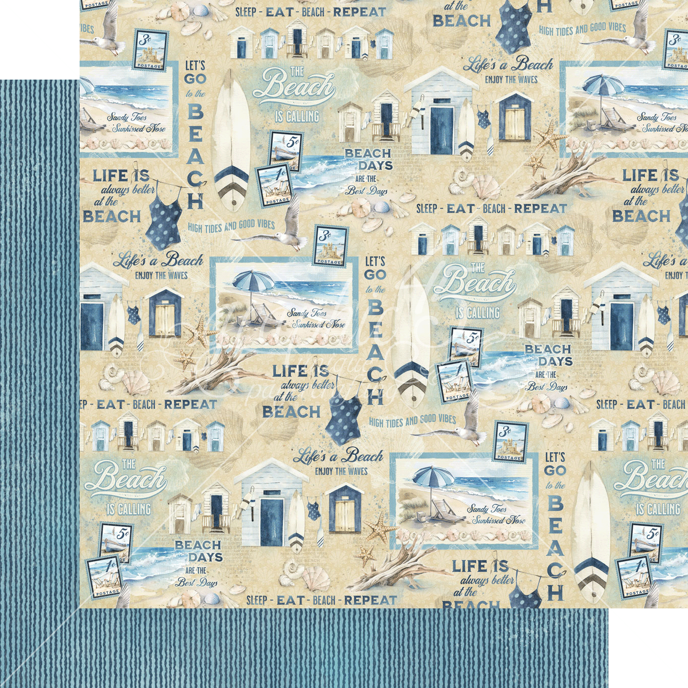 Graphic 45 - Make A Splash - 12x12 Collection Pack With Stickers