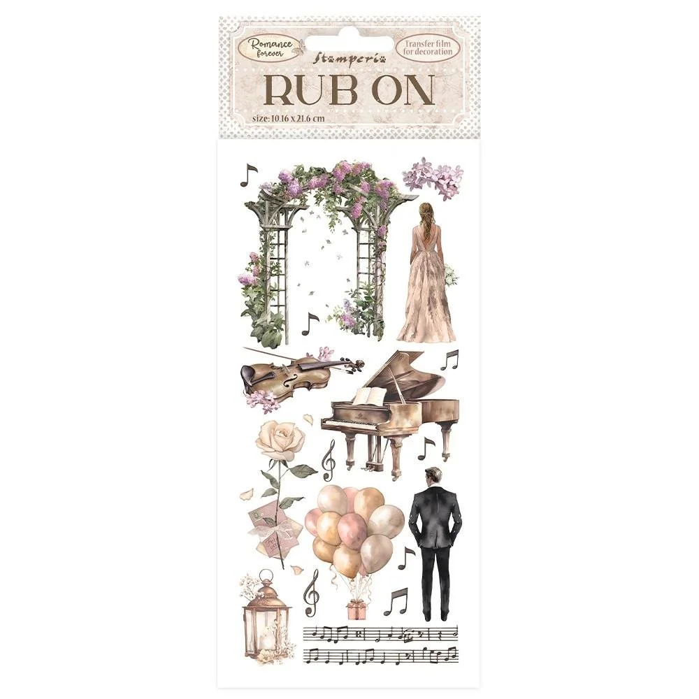 Stamperia Romance Forever Rub-ons Arch