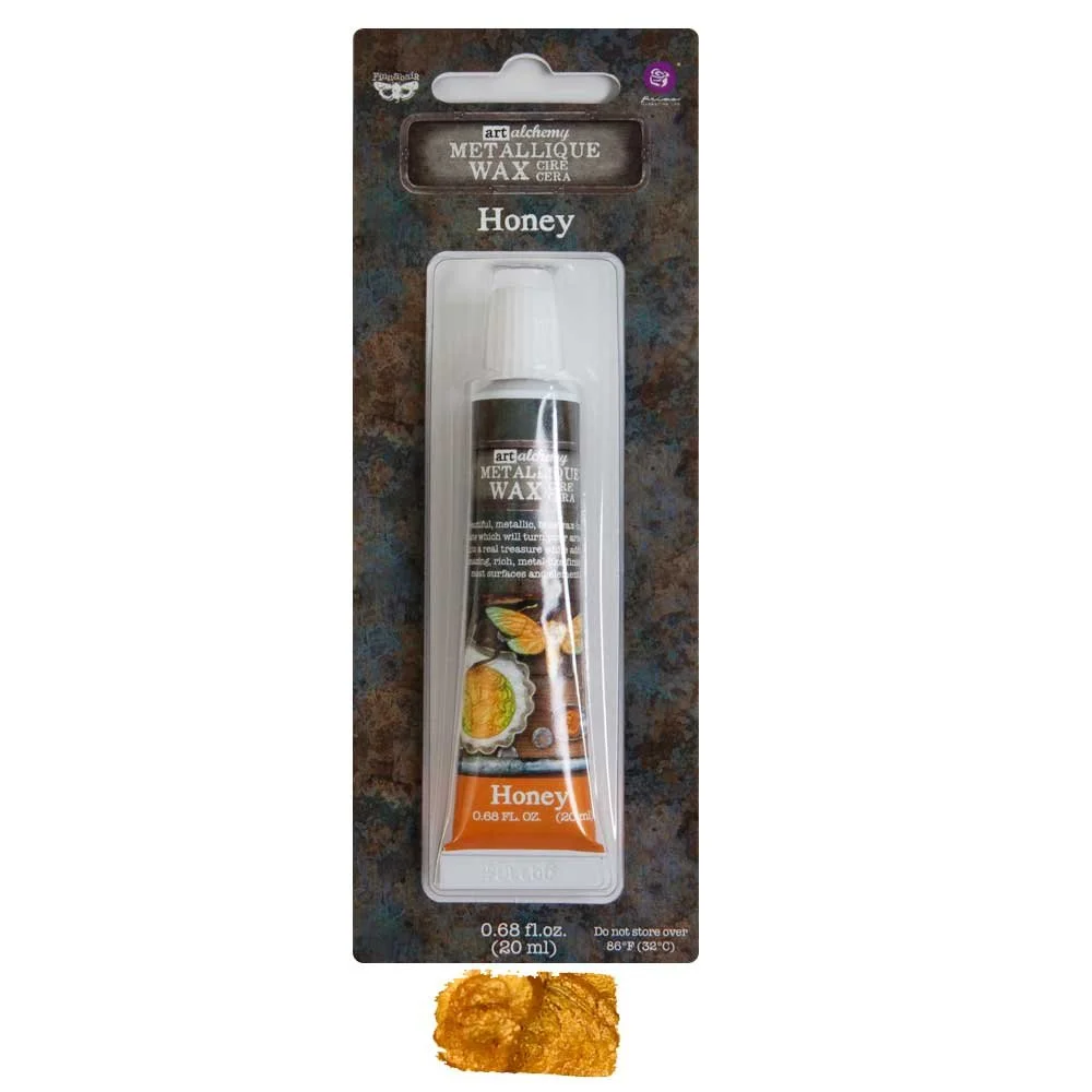 Prima Finnabair Art Alchemy Metallique Wax Honey