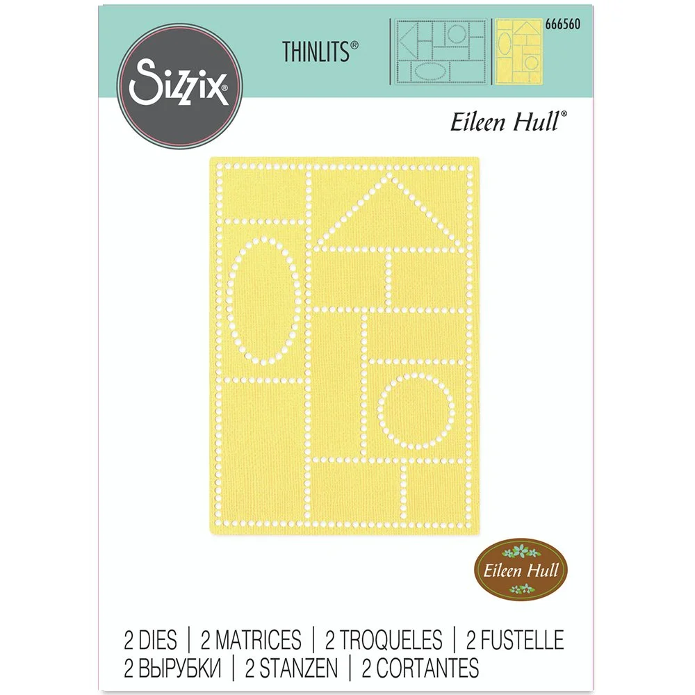 Sizzix Eileen Hull Thinlits Faux Postage