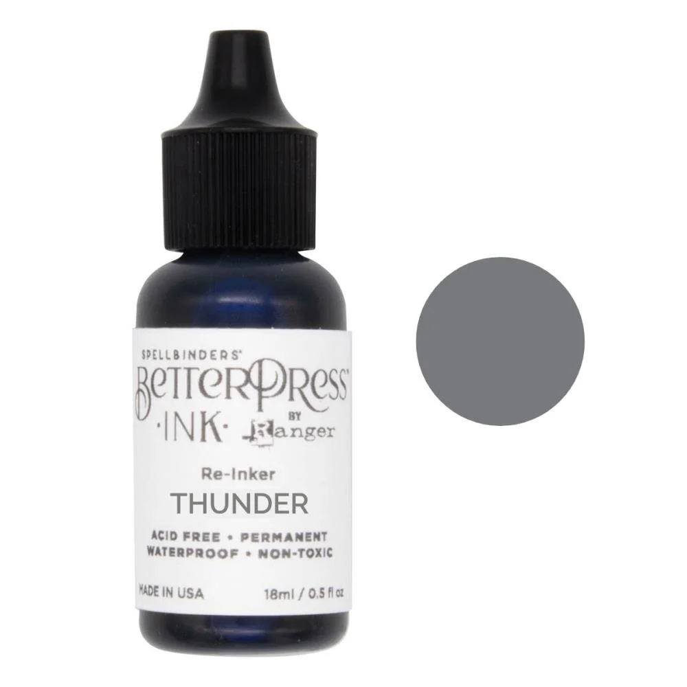 Spellbinders BetterPress Ink Reinker Thunder