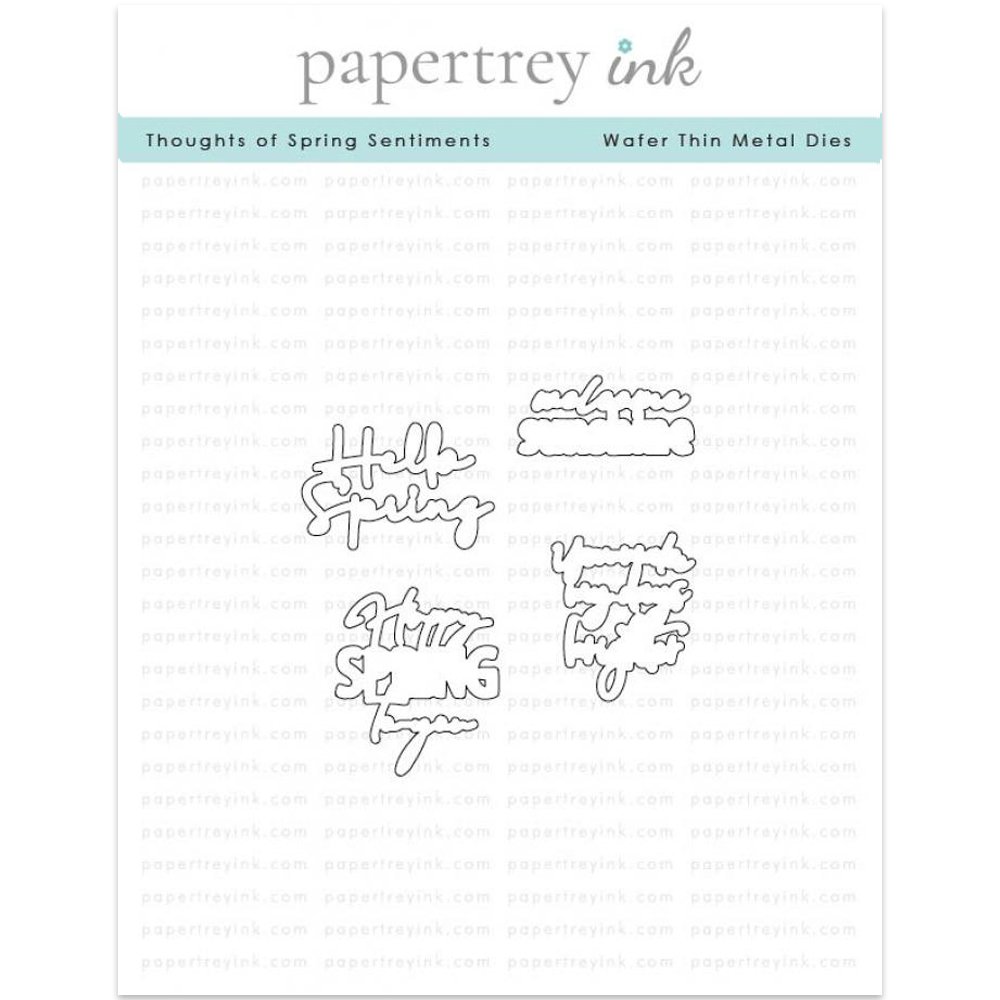Papertrey Ink Thoughts of Spring Sentiments Die