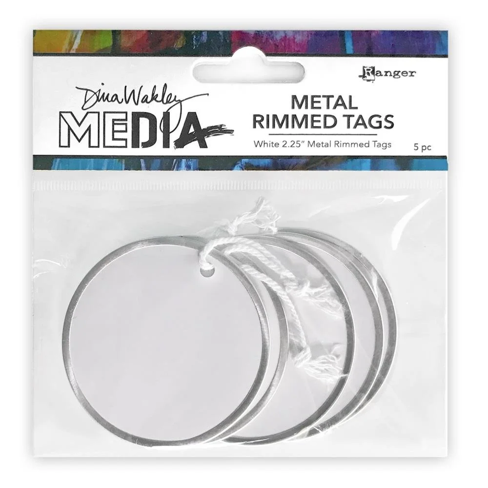 Dina Wakley Media Metal Rimmed Tags