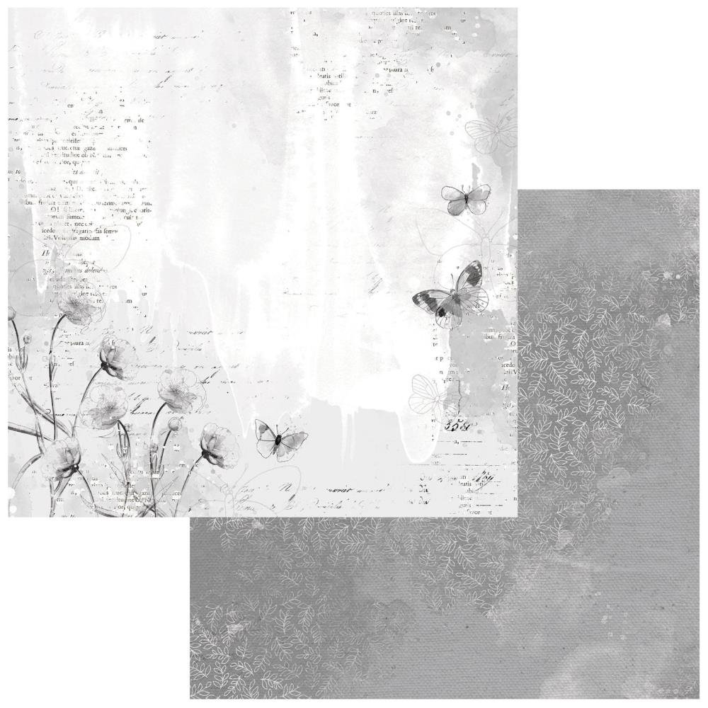 49 & Market Color Swatch Charcoal 12" x 12" Paper 03