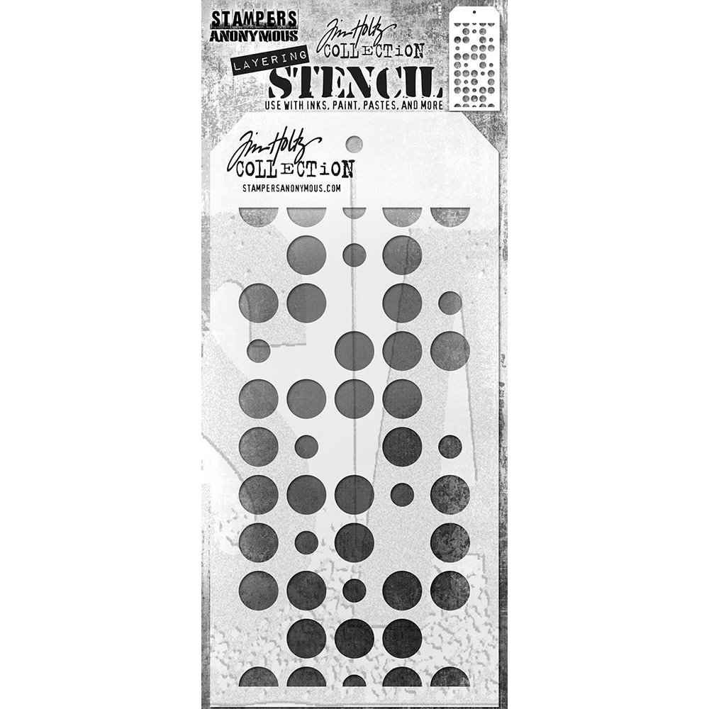 Tim Holtz Stencil Spots