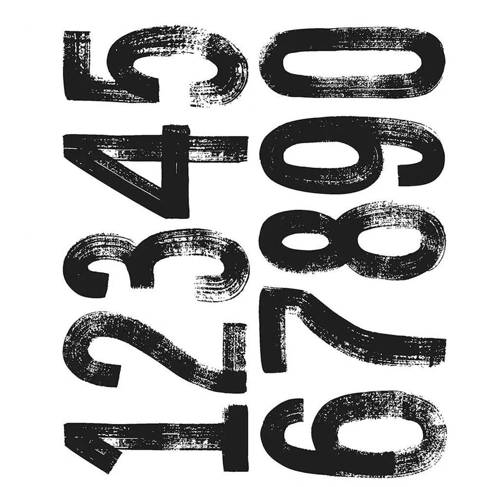 Tim Holtz Cling Stamps Paint By Number