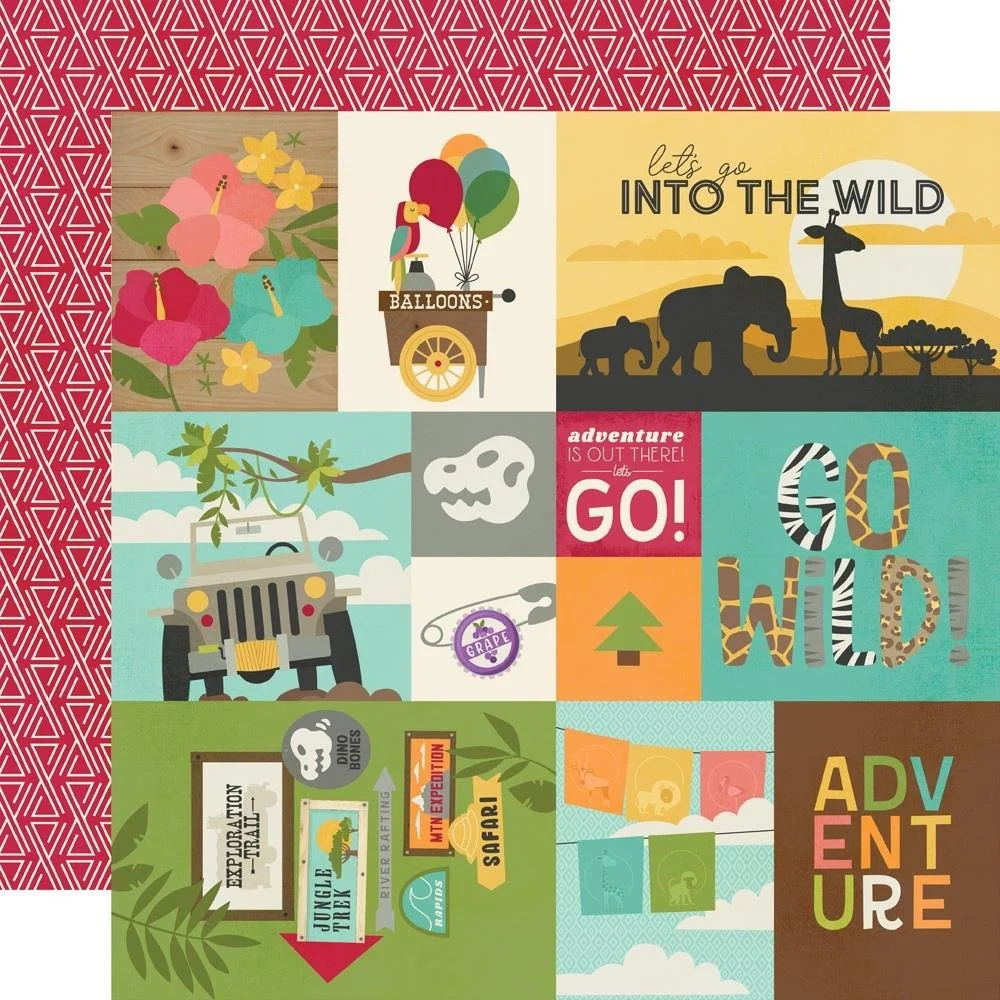 Simple Stories Say Cheese Wild 12" x 12" Paper Elements 2