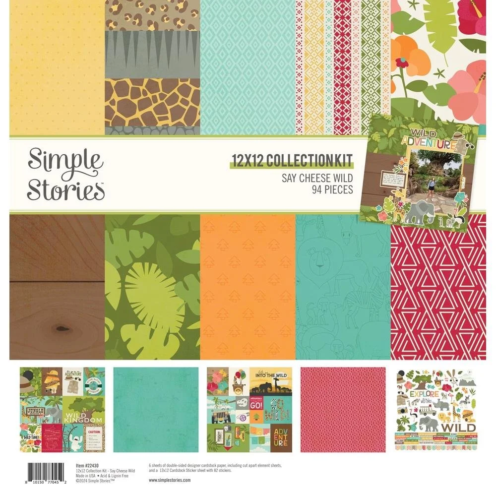 Simple Stories Say Cheese Wild 12" x 12" Collection Kit