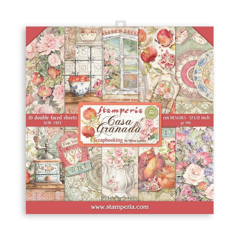 Stamperia 12" x 12" Collection Pack Casa Granada