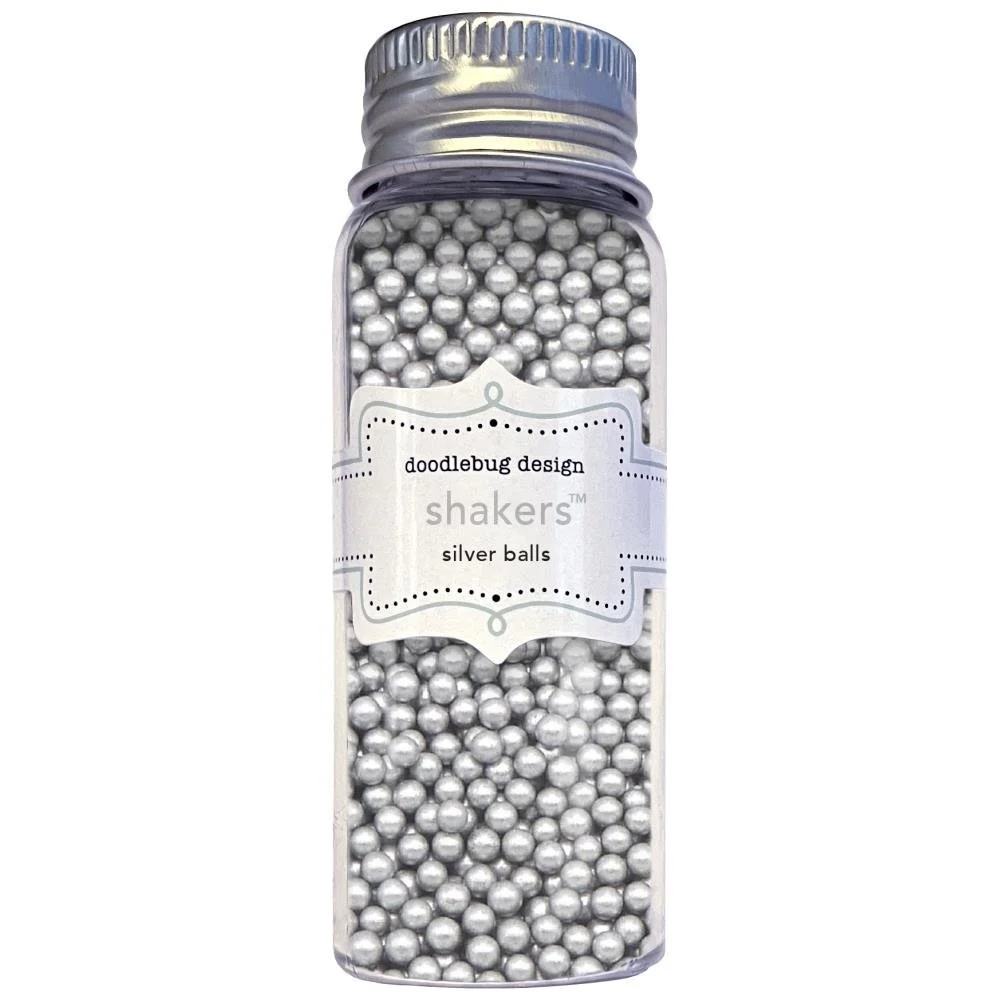 Doodlebug Hometown USA Shakers Silver Balls