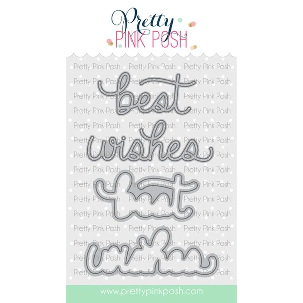 Pretty Pink Posh Best Wishes Shadow Dies