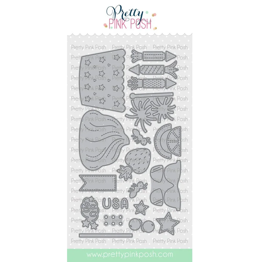Pretty Pink Posh Big Celebration Cupcake Dies