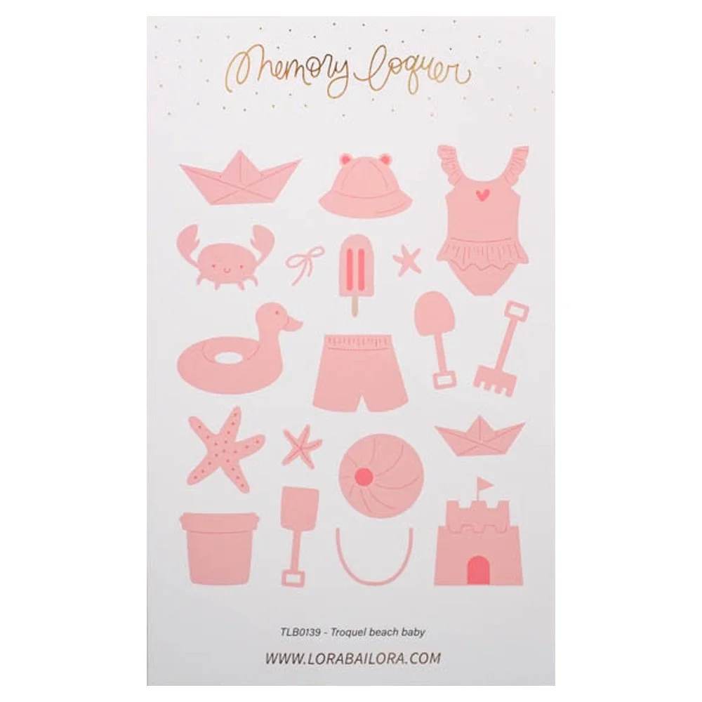 Lora Bailora Summer Memories Metal Die Beach Baby