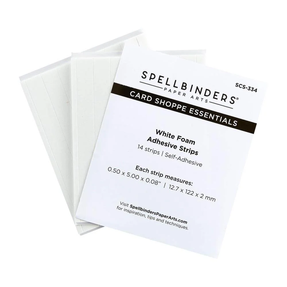 Spellbinders Foam Adhesive Strips White