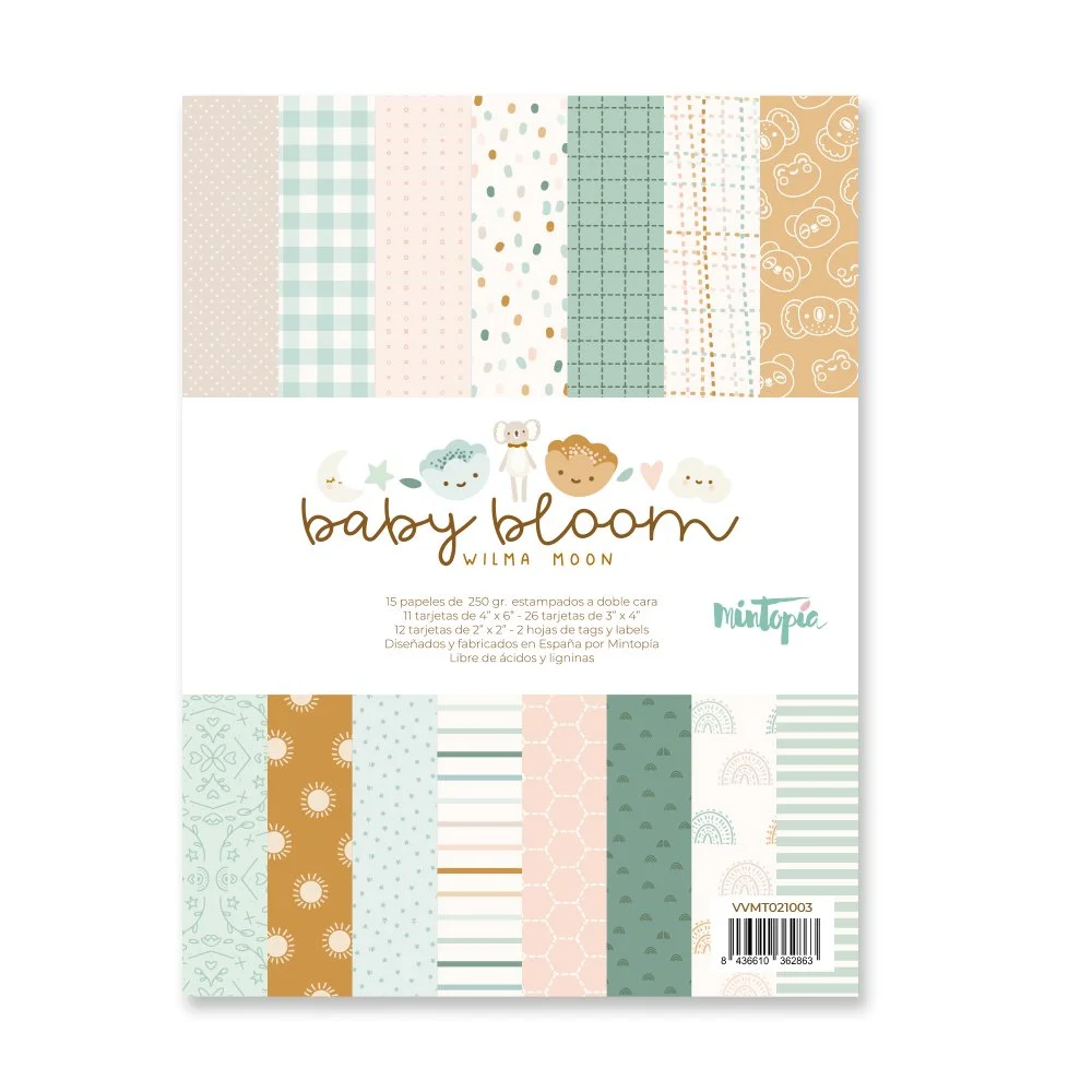Mintopia Baby Bloom 6" x 8" Paper Pad Double Sided