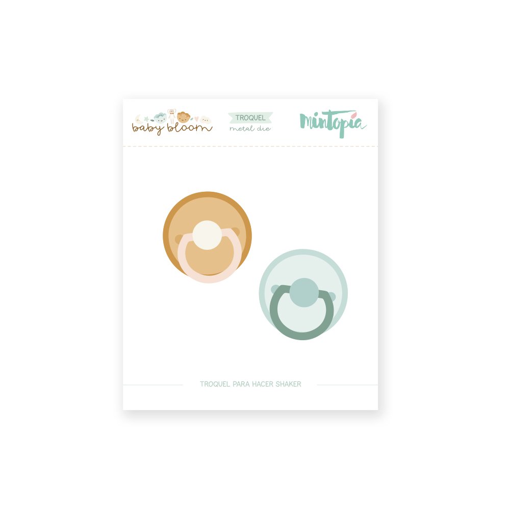 Mintopia Baby Bloom Metal Die Pacifiers