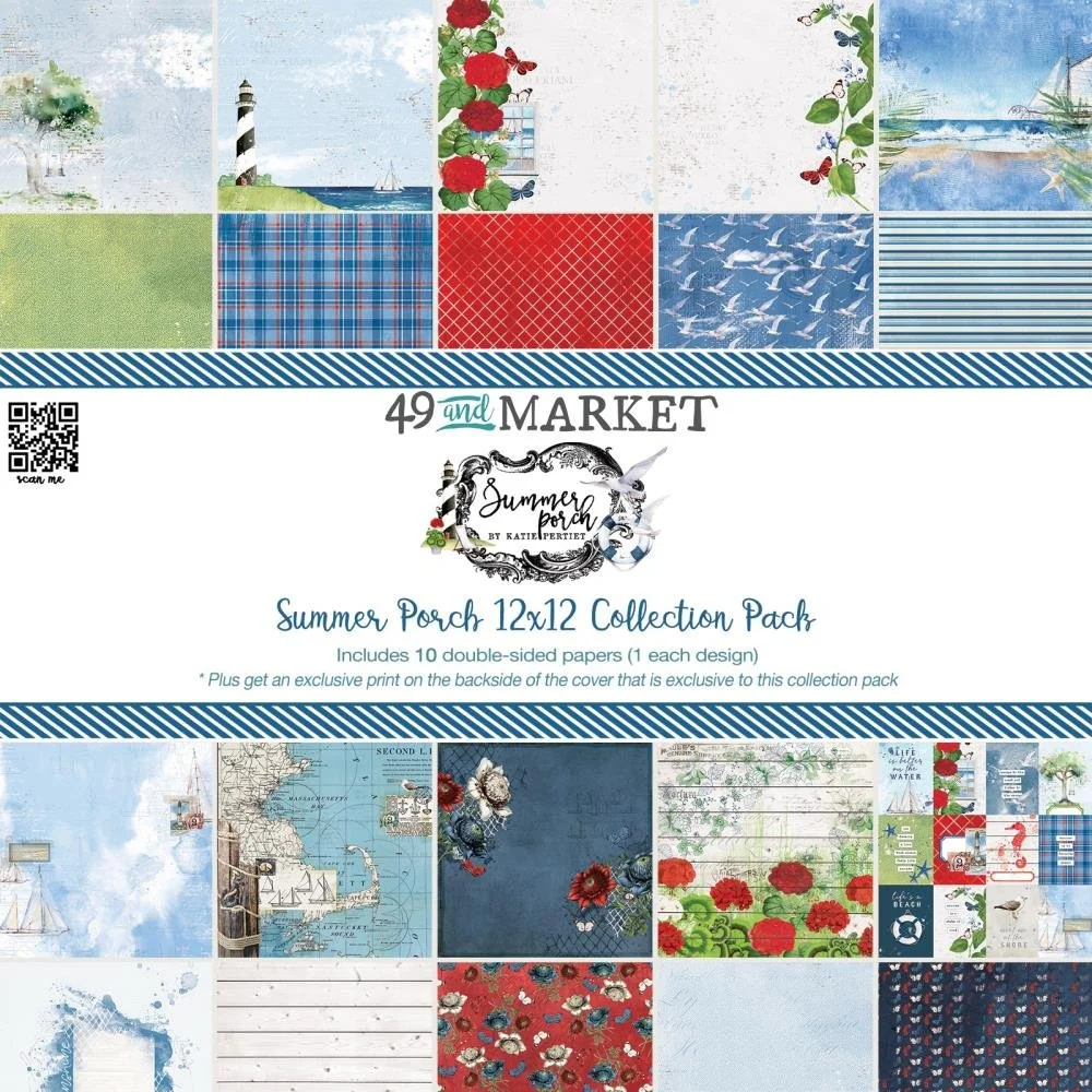 49 & Market Summer Porch 12" x 12" Collection Pack